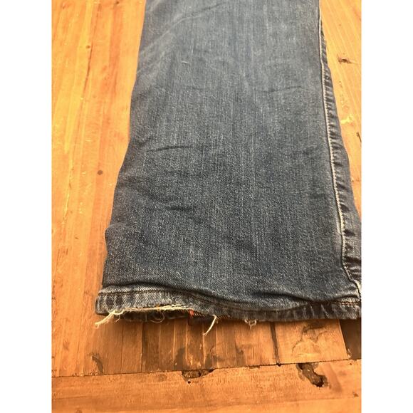 Eddie Bauer Men’s Flannel Lined Jeans Pants Size 36 X 30 Straight Hiking Camping - Picture 15 of 16